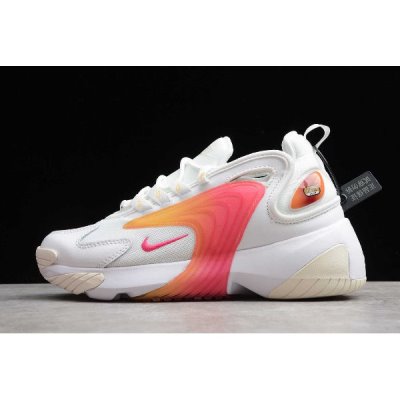 Nike Bayan Zoom 2k Beyaz / Pembe Spor Ayakkabı Türkiye - NHDE2V9I